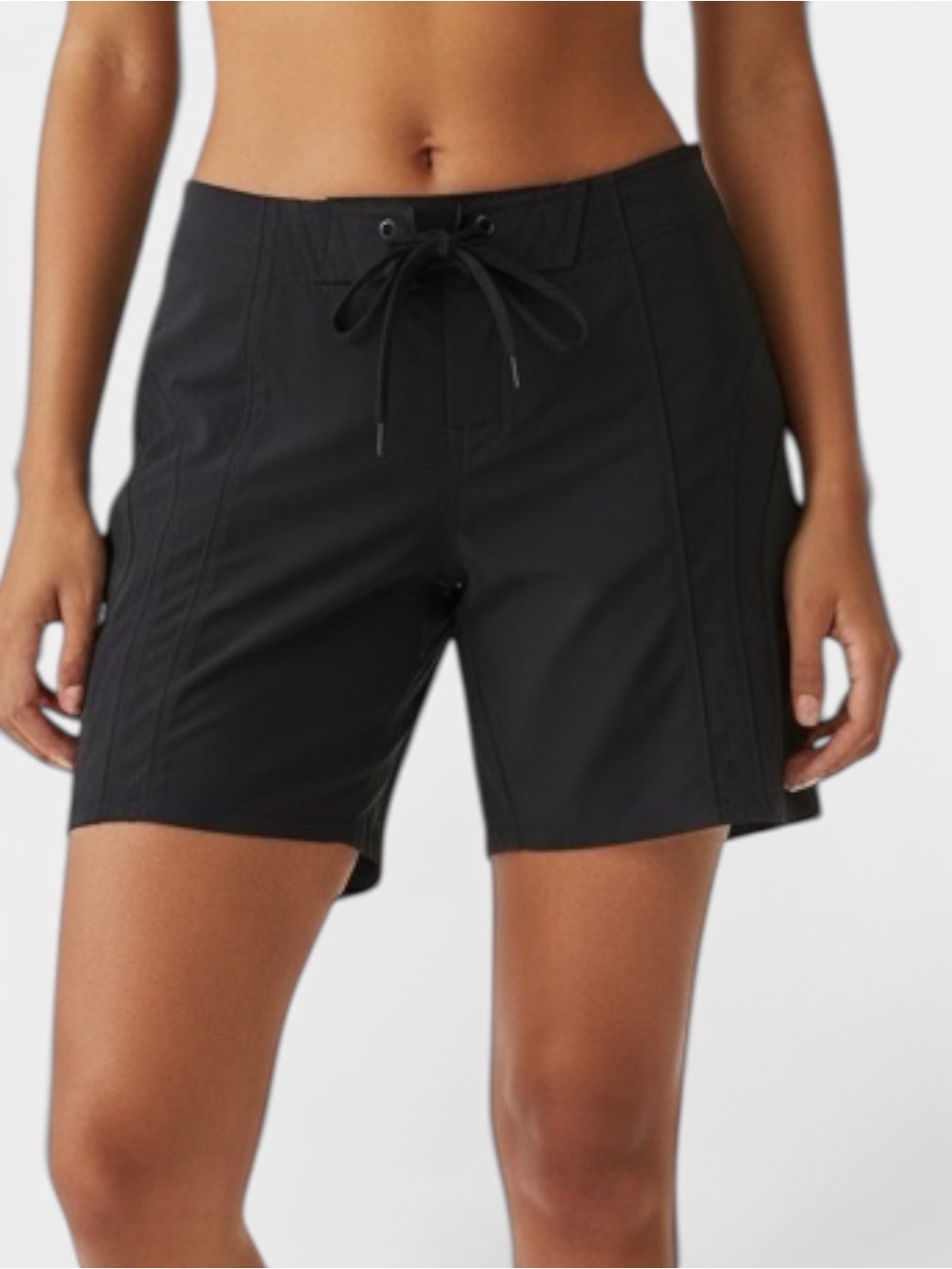 The North Face Black Quick Dry Hiking Shorts Zip Pocket Women’s Size 4 Long